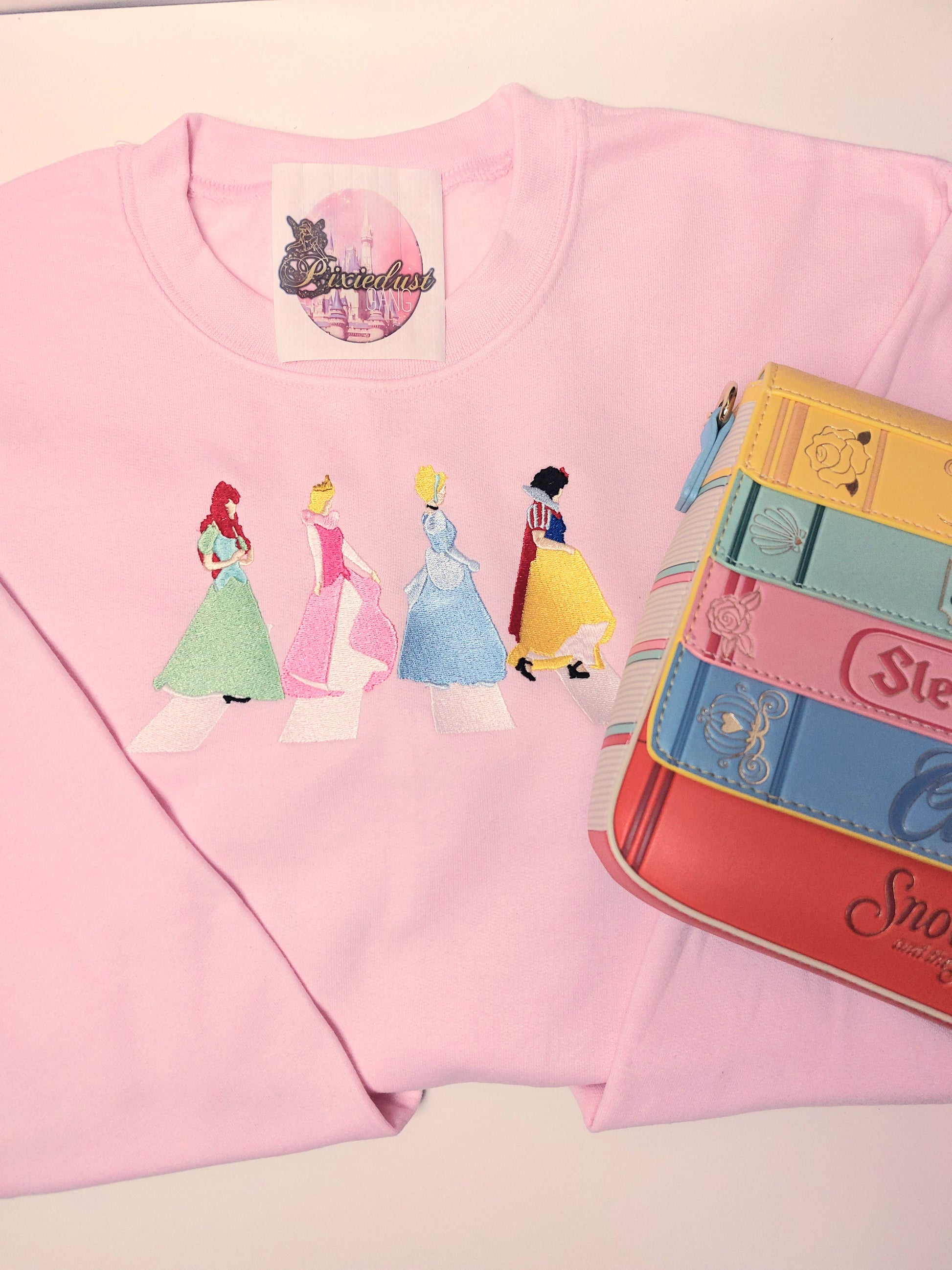 Princess Abbery embroidered sweatshirt by pixiedust gang