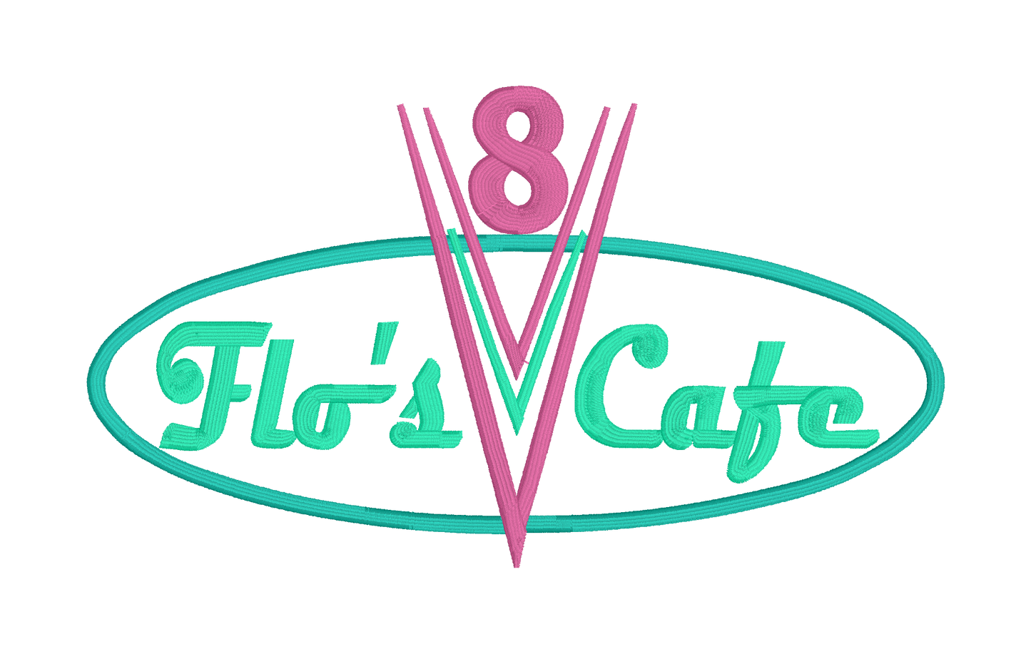 Flo 8 Cafe embroidered sweatshirt carsland