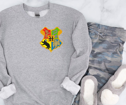 Hogwarts embroidered sweatshirt